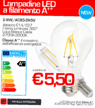 LAMPADE LED RISPARMIO ENERGETICO
